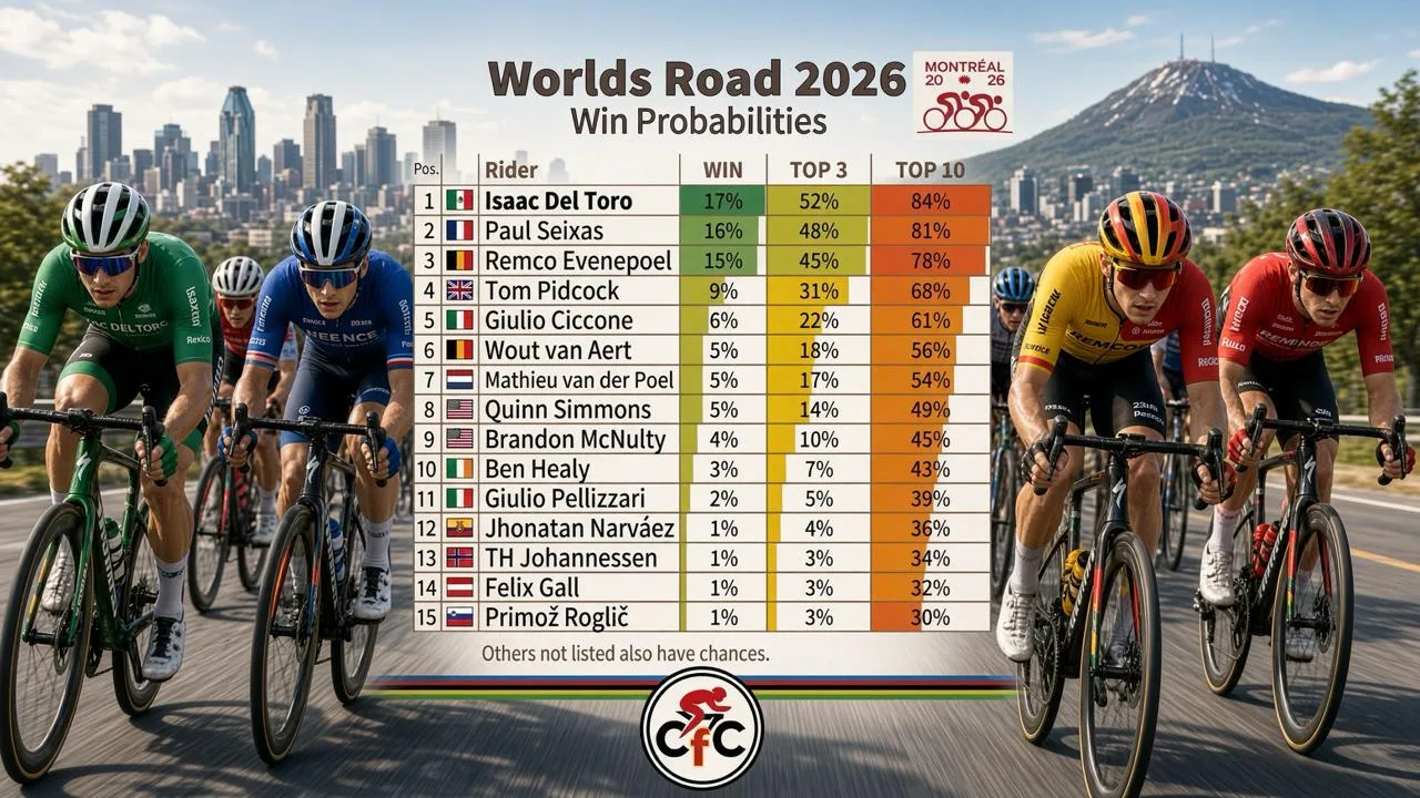 Illustration : Championnats du monde de cyclisme à Montréal : un Belge sur cinq chances de s'imposer ce week-end