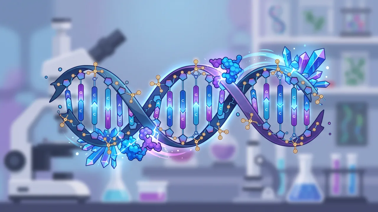 Illustration : Claude découvre un système enzymatique inconnu caché dans l'ADN des bactériophages