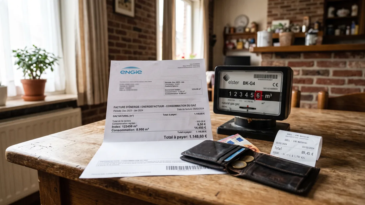 Illustration : L'inflation belge bondit à 4,69 % en septembre 2026 : l'énergie flambe, les ménages trinquent