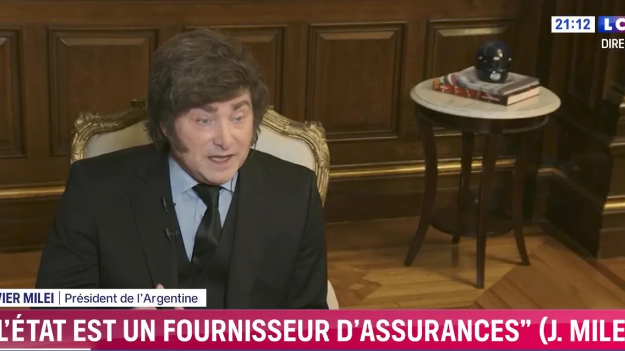 Illustration : Milei : « L'État n'est qu'un grand fournisseur d'assurances, et il est mauvais »