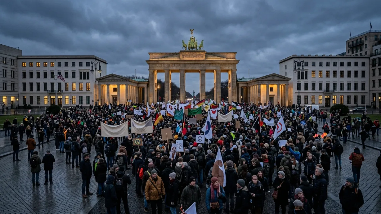 Illustration : Berlin : Die Linke au pouvoir, les expropriations massives au programme